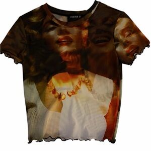 Forever 21 Women's Artistic Graphic Tee - Multicolor